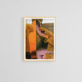 Alina Herzau as the sun Frame Wood Holz