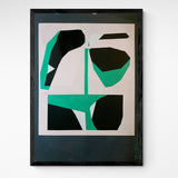 Kunst100 Hola i Chau Planta con maceta / Potted plant 02 Frame Black Schwarz