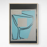 Kunst100 Hola i Chau Nefertiti Frame Wood Fichte