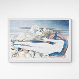 Kunst100 Jonathan Esperester Steingeflüster Frame White Weiß