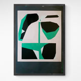 Kunst100 Hola i Chau Planta con maceta / Potted plant 02 Frame Grey Grau