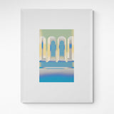 Kunst100 Charlotte Rother Die Hallen Frame White Weiß Weiß