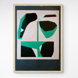 Kunst100 Hola i Chau Planta con maceta / Potted plant 02 Frame Wood Fichte