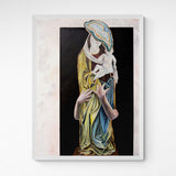 Kunst100 Jonathan Esperester Mariä Frame White Weiß Weiß