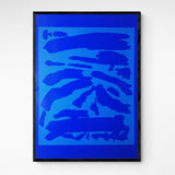 Kunst100 Hola i Chau Lo enterré en el monte 05 Frame Black Schwarz