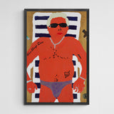 marta morientes Sexy Brandon Frame Grey Grau