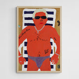 marta morientes Sexy Brandon Frame Wood Holz