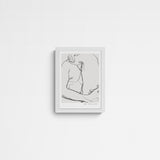 Lerke Nennemann Lovers Frame White Weiß