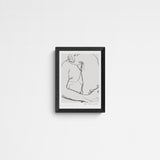 Lerke Nennemann Lovers Frame Grey Grau