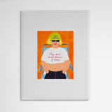 marta morientes Justice for Britney Frame White Weiß