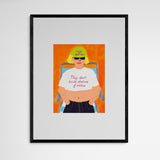 marta morientes Justice for Britney Frame Black Schwarz