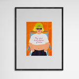 marta morientes Justice for Britney Frame Grey Grau