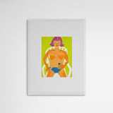 marta morientes La Paca Frame White Weiß