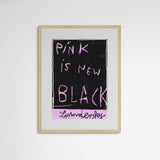 Ivan Summersky PINK IS NEW BLACK Frame Wood Holz