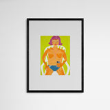 marta morientes La Paca Frame Black Schwarz