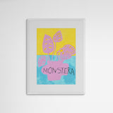 Ivan Summersky MONSTERA Frame White Weiß