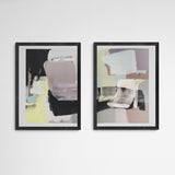 Hola i Chau Diptych 22 Frame Grey Grau