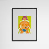 marta morientes La Paca Frame Grey Grau