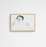 Muehi Book lover Frame Wood Holz