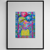 KikiBlow Miss Flower Power Frame Black Schwarz