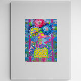 KikiBlow Miss Flower Power Frame White Weiß