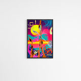 Jas boho art woody Frame Grey Grau