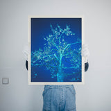 Louis Hein Blue Blossom Kunst100 Rahmen