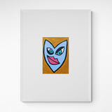 Kunst100 HALLA I don't think so Frame White Weiß