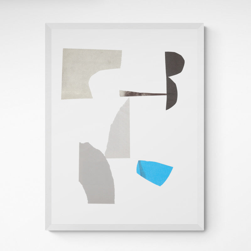 Kunst100 Daniel Schneider Trap streets and paper towns Frame White Weiß