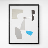 Kunst100 Daniel Schneider Trap streets and paper towns Frame Black Schwarz