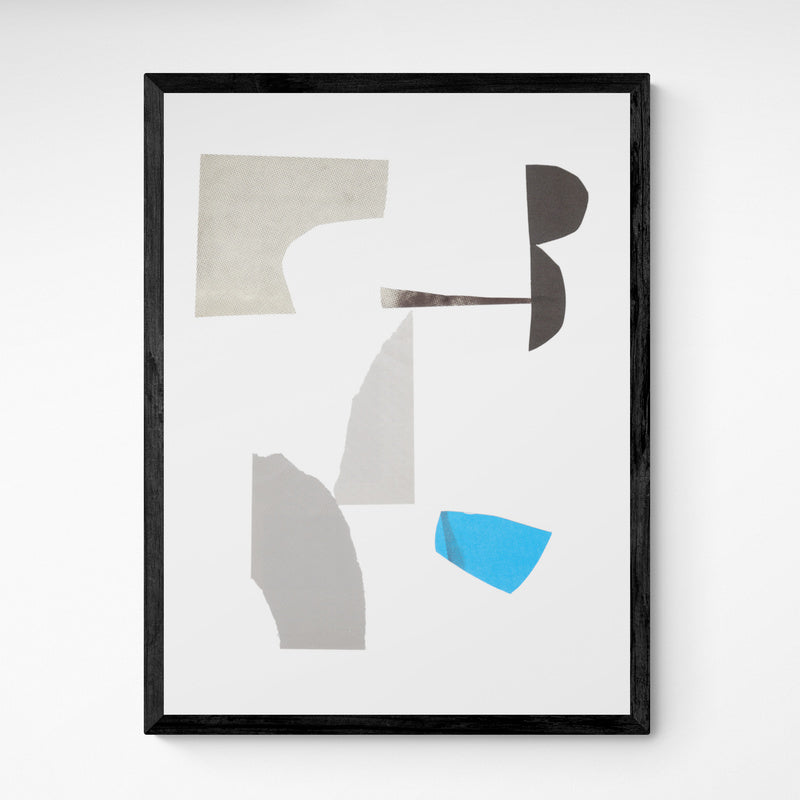 Kunst100 Daniel Schneider Trap streets and paper towns Frame Black Schwarz