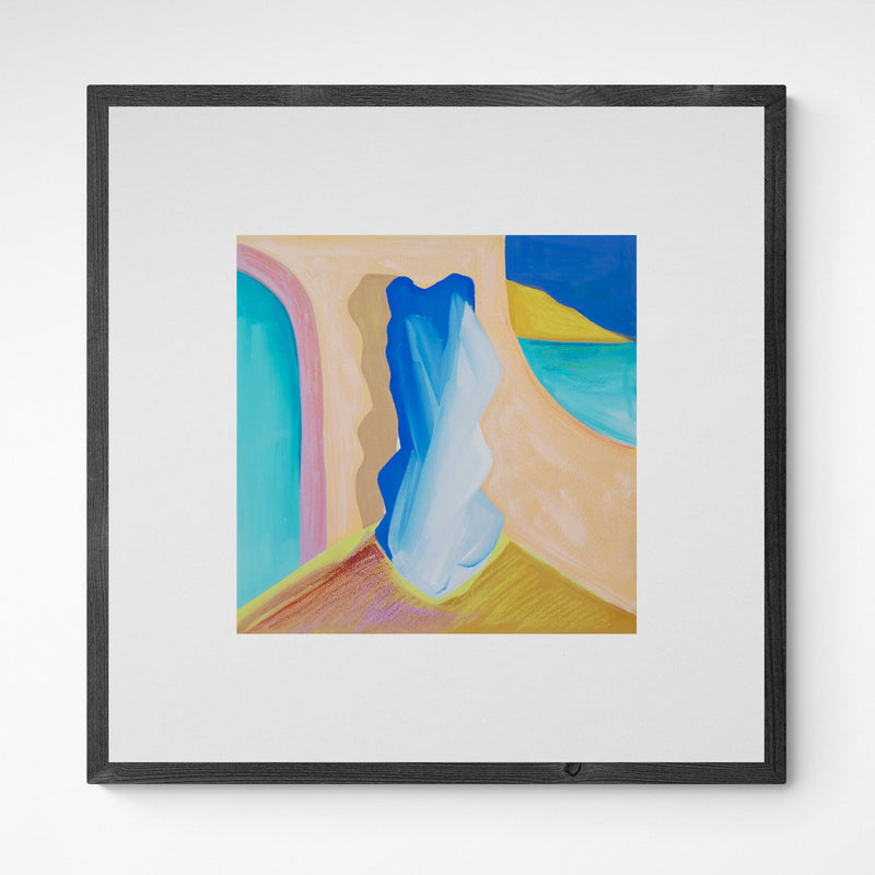 Kunst100 Gamze Yalçin color study / drawing 3 Frame Grey Grau