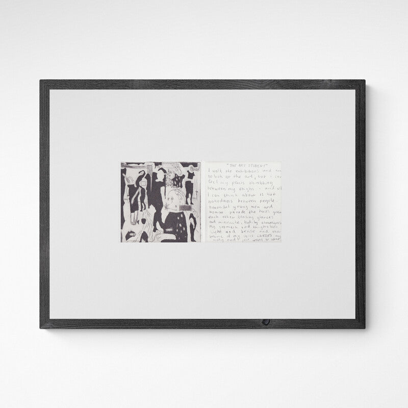 Kunst100 Jonathan Esperester The Art Student Frame Grey Grau