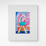 Kunst100 Gamze Yalçin converstion Frame White Weiß
