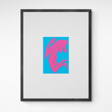 Kunst100 Ernst van Hoek MENSCH FÜNF Frame Grey Grau Grau