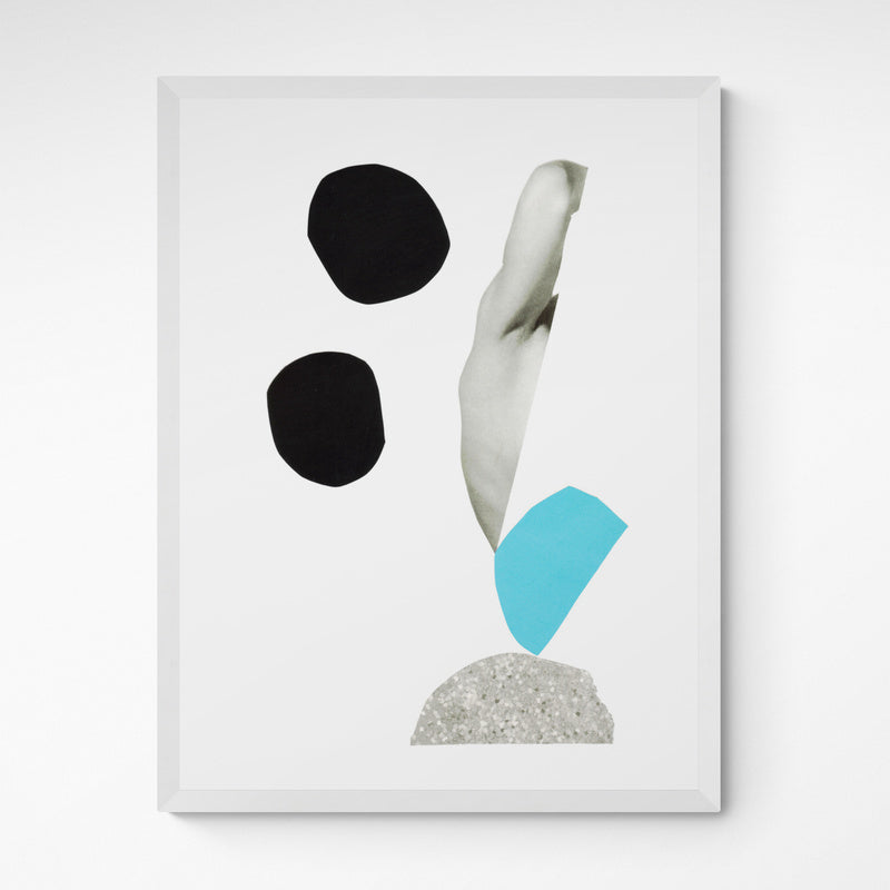 Kunst100 Daniel Schneider Science, Silence Frame White Weiß