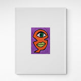 Kunst100 HALLA Eye see you Frame White Weiß Weiß