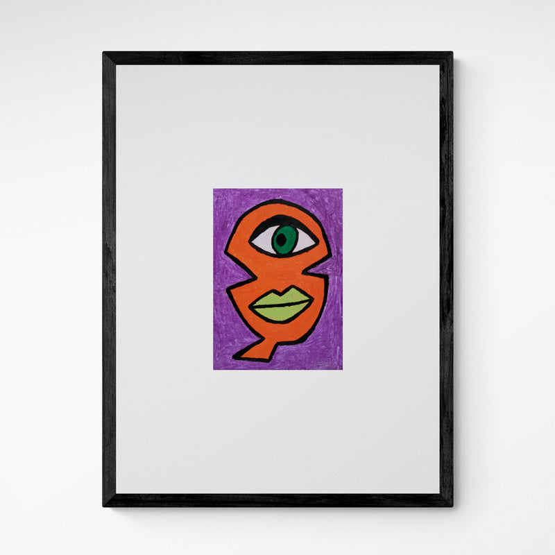 Kunst100 HALLA Eye see you Frame Black Schwarz Schwarz