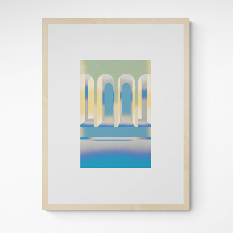 Kunst100 Charlotte Rother Die Hallen Frame Wood Fichte Fichte