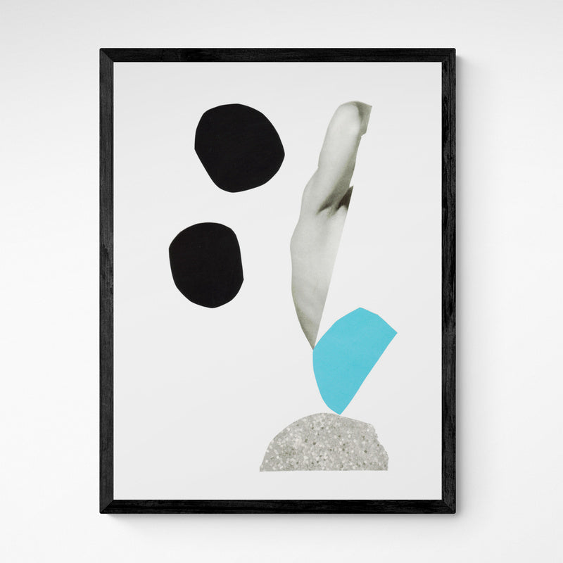 Kunst100 Daniel Schneider Science, Silence Frame Black Schwarz