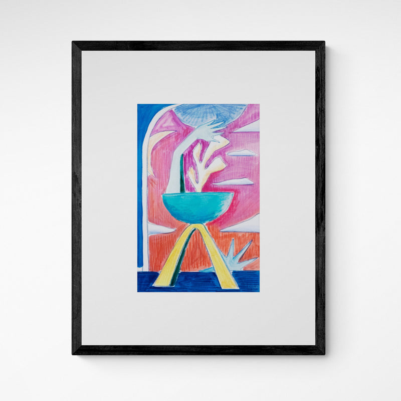 Kunst100 Gamze Yalçin converstion Frame Black Schwarz