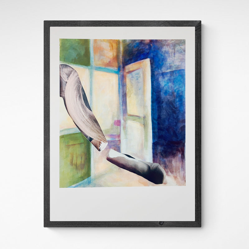 Kunst100 Johanna von Oldershausen Hairy Frame Grey Grau
