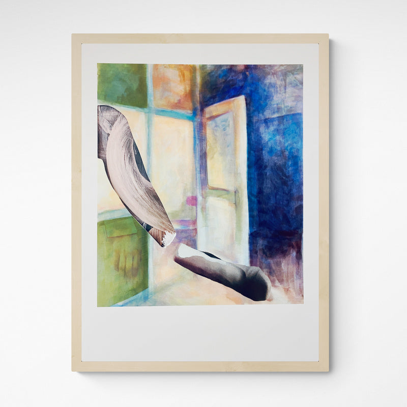Kunst100 Johanna von Oldershausen Hairy Frame Wood Fichte
