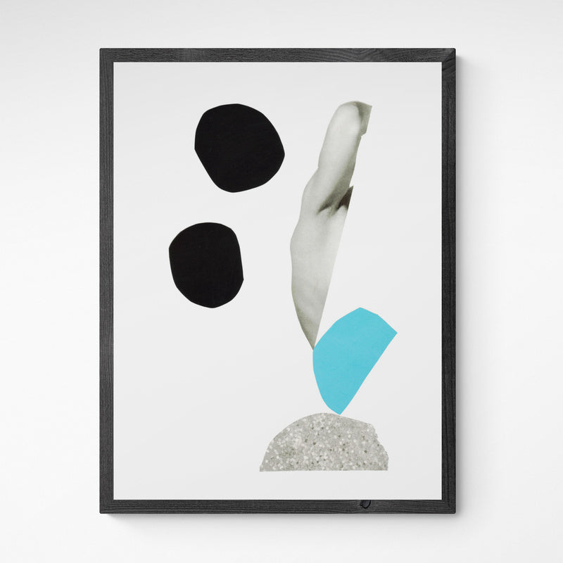Kunst100 Daniel Schneider Science, Silence Frame Grey Grau