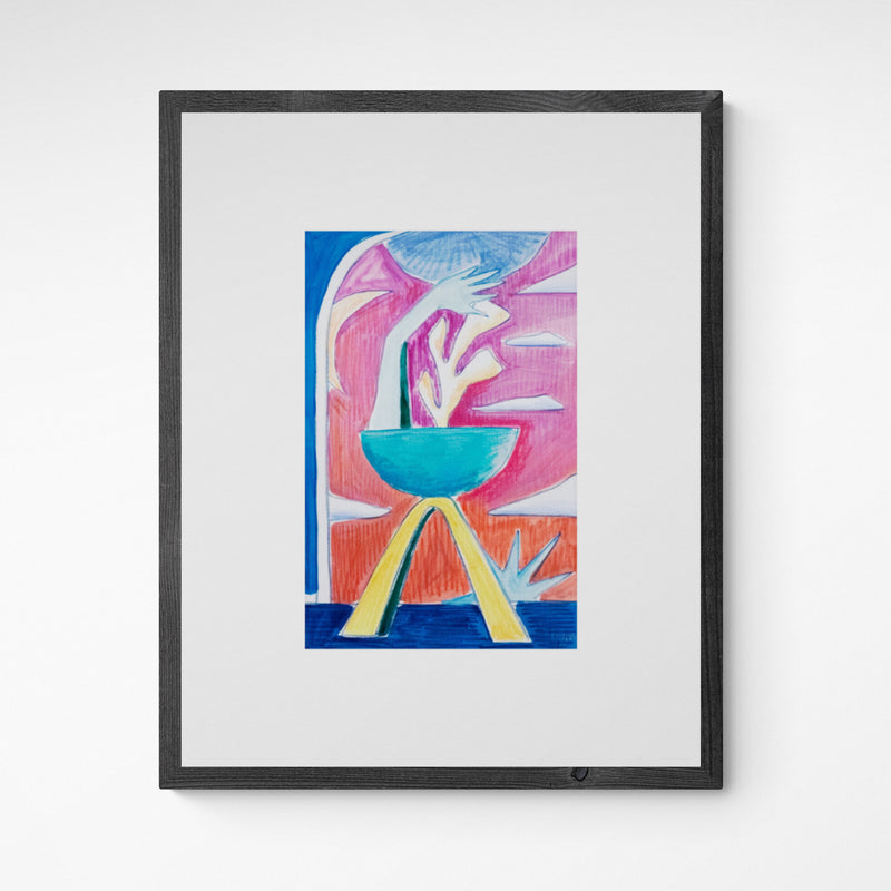 Kunst100 Gamze Yalçin converstion Frame Grey Grau