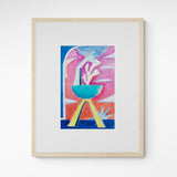Kunst100 Gamze Yalçin converstion Frame Wood Fichte