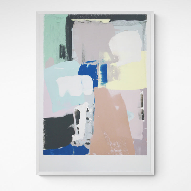 Kunst100 Hola i Chau Paisaje familiar / Familiar landscape Frame White Weiß