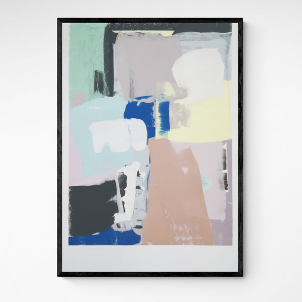 Kunst100 Hola i Chau Paisaje familiar / Familiar landscape Frame Black Schwarz