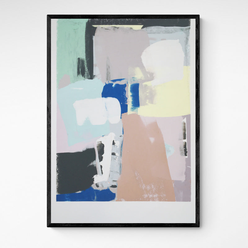 Kunst100 Hola i Chau Paisaje familiar / Familiar landscape Frame Black Schwarz