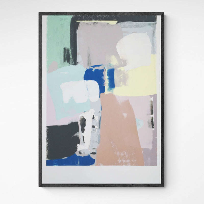 Kunst100 Hola i Chau Paisaje familiar / Familiar landscape Frame Grey Grau